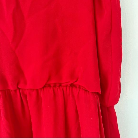 Haute Hippie Criss Cross Strapy BackThe Exit Strategy Silk Mini Dress (Y1) - Picture 8 of 15